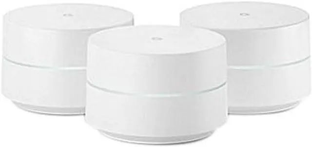 Main image of Google Wi-Fi (3-Pack) AC1200 Home Mesh Wi-Fi System (NLS-1304-25), (Model# GA00158-CA)